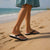 Beige Palaka Quilt Hawaii Flip Flops Traditional Hawaii-plaid Pattern - Polynesian Pride