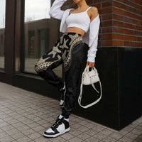 Beige Polynesian Starfish Unique Pattern Jogger Pants
