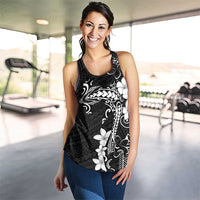 Black Hawaii Women Racerback Tank Hammerhead Shark Tattoo Curve Polynesian LT14 - Polynesian Pride