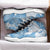 Blue Aloha Hawaii Sneakers J11 Monstera Hibiscus Plumeria Seamless Vibes - Polynesian Pride