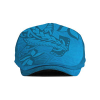 Blue Gradient Polynesia Jeff Hat Hawaiian Tribal Hammerhead Shark Tattoo - Polynesian Pride