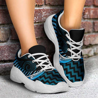 Blue Matariki New Zealand Chunky Sneakers Maori Poutama Galaxy Vibes