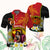 Personalized Custom Papua New Guinea Independence Polo Shirt Plumeria PNG Provinces Upload Image CTM14