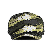 Born And Raised Aloha Hawaii Jeff Hat Kanaka Kakau Hawaiian Tiare Pakalana Lei LT14 Black - Polynesian Pride
