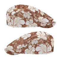 Brown Bula Fiji Masi Hibiscus Seamless Jeff Hat