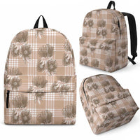 Brown Palaka Hawaii Backpack Hawaiian Lehua Blossoms LT05 - Polynesian Pride