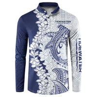 CUSTOMER REQUEST - TIDEWATER - 021026 Button Sweatshirt Hammerhead Shark LT7