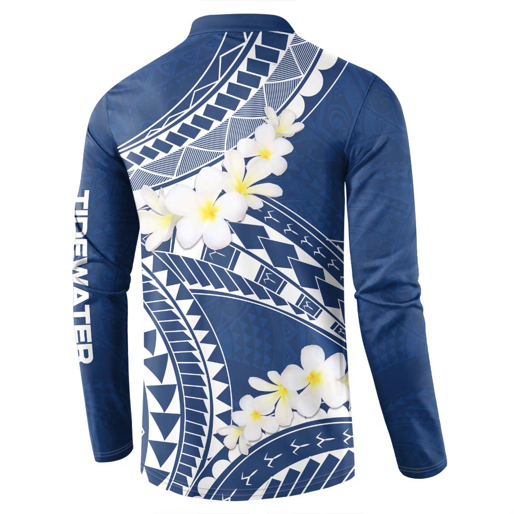 CUSTOMER REQUEST - TIDEWATER - 021026 Button Sweatshirt Navy Blue LT7
