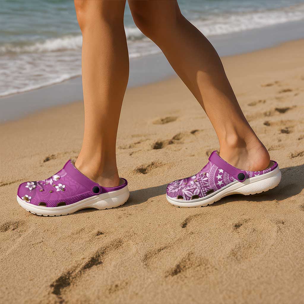 Cook Islands Clogs Shoes Fandango Hibiscus And Stars