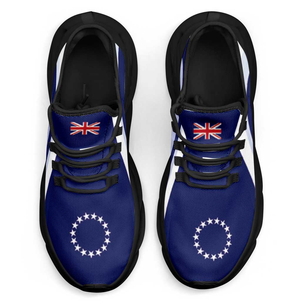 Cook Islands Clunky Sneakers Flag-Inspired Curve Style