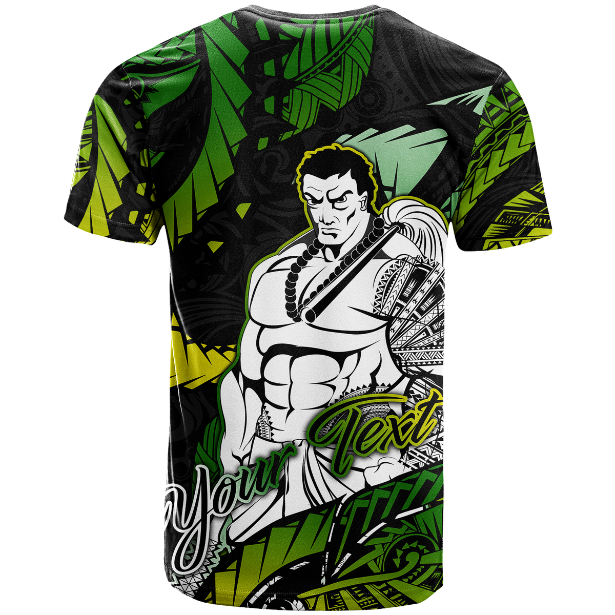 Custom Samoan Warrior Pride Samoa Polynesia T Shirt LT2 BLACK - Polynesian Pride