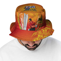 Custom Cricket PNG East Asia-Pacific Bucket Hat Papua New Guinea Rise to Power LT9 - Polynesian Pride