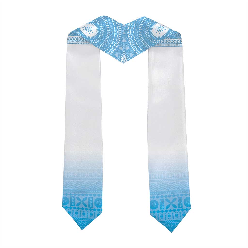 Custom Fiji Graduation Stole Fijian Tapa Pattern