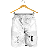 Custom Fiji Rugby Shorts for Men Tapa Tribal Motifs Sporty Style LT03 - Polynesian Pride