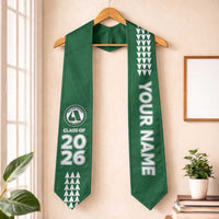 Custom Hawaii Aiea High School Graduation Stole Kakau Pattern
