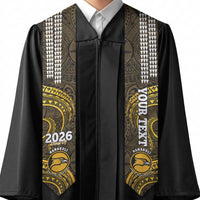 Custom Hawaii Nanakuli High and Intermediate School Graduation Stole Class Of Year Polynesian Kakau Pattern