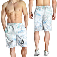Custom New Zealand Football Shorts for Men The Whites-Aotearoa Inspired LT03 - Polynesian Pride
