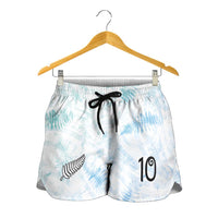 Custom New Zealand Football Shorts for Women The Whites-Aotearoa Inspired LT03 - Polynesian Pride