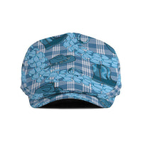 Cyan Palaka Hawaii Cowboy Jeff Hat Puakenikeni Lei Paniolo Papale Seamless Vibes LT14 Cyan - Polynesian Pride