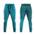 Dark Cyan Gradient Polynesia Jogger Pants Hawaiian Tribal Hammerhead Shark Tattoo - Polynesian Pride