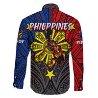 Philippines Half Sleeve Tattoo Family Matching Summer Maxi Dress and Hawaiian Shirt Pinoy Filipinos Sun DT02 - Polynesian Pride
