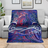 Father's Day Samoa Blanket Special Dad Polynesia Paradise