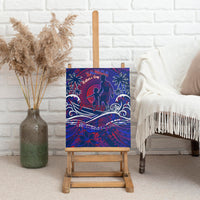 Father's Day Samoa Canvas Wall Art Special Dad Polynesia Paradise