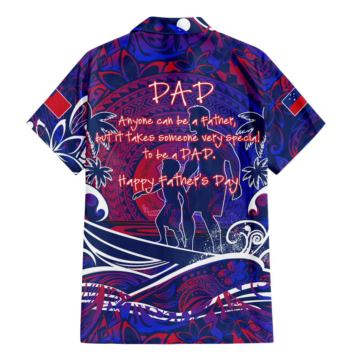 Father's Day Samoa Family Matching Mermaid Dress and Hawaiian Shirt Special Dad Polynesia Paradise DT02 - Polynesian Pride