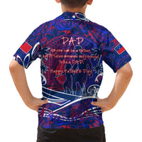 Father's Day Samoa Family Matching Short Sleeve Bodycon Dress and Hawaiian Shirt Special Dad Polynesia Paradise DT02 - Polynesian Pride