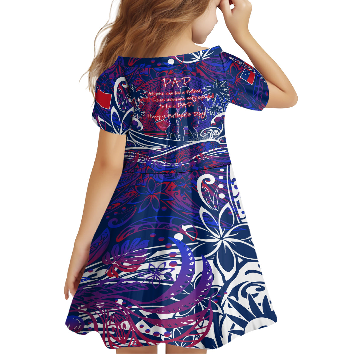 Father's Day Samoa Family Matching Summer Maxi Dress and Hawaiian Shirt Special Dad Polynesia Paradise