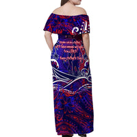 Father's Day American Samoa Family Matching Off Shoulder Maxi Dress and Hawaiian Shirt Special Dad Polynesia Paradise DT02 - Polynesian Pride