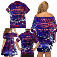 Father's Day American Samoa Family Matching Off Shoulder Short Dress and Hawaiian Shirt Special Dad Polynesia Paradise DT02 - Polynesian Pride