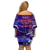 Father's Day American Samoa Family Matching Off Shoulder Short Dress and Hawaiian Shirt Special Dad Polynesia Paradise DT02 - Polynesian Pride