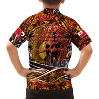Father's Day Tonga Family Matching Long Sleeve Bodycon Dress and Hawaiian Shirt Special Dad Polynesia Paradise DT02 - Polynesian Pride