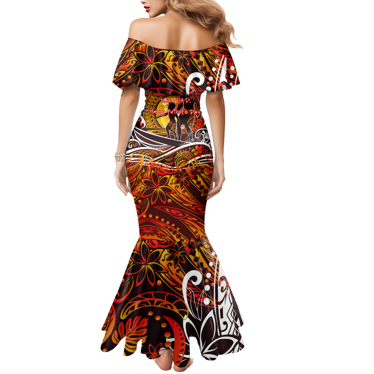 Father's Day Tonga Family Matching Mermaid Dress and Hawaiian Shirt Special Dad Polynesia Paradise DT02 - Polynesian Pride