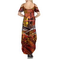 Father's Day Tonga Family Matching Summer Maxi Dress and Hawaiian Shirt Special Dad Polynesia Paradise DT02 - Polynesian Pride