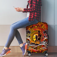 Father's Day Tonga Luggage Cover Special Dad Polynesia Paradise