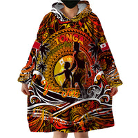 Father's Day Tonga Wearable Blanket Hoodie Special Dad Polynesia Paradise DT02 - Polynesian Pride