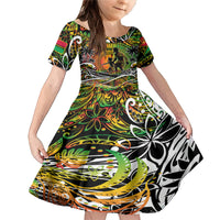 Father's Day Vanuatu Family Matching Mermaid Dress and Hawaiian Shirt Special Dad Polynesia Paradise DT02 Daughter's Dress Art - Polynesian Pride