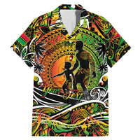 Father's Day Vanuatu Family Matching Mermaid Dress and Hawaiian Shirt Special Dad Polynesia Paradise DT02 Dad's Shirt - Short Sleeve Art - Polynesian Pride