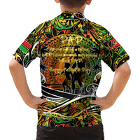 Father's Day Vanuatu Family Matching Summer Maxi Dress and Hawaiian Shirt Special Dad Polynesia Paradise DT02 - Polynesian Pride
