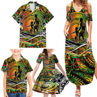 Father's Day Vanuatu Family Matching Summer Maxi Dress and Hawaiian Shirt Special Dad Polynesia Paradise DT02 - Polynesian Pride
