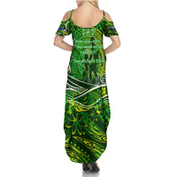 Father's Day Cook Islands Family Matching Summer Maxi Dress and Hawaiian Shirt Special Dad Polynesia Paradise DT02 - Polynesian Pride