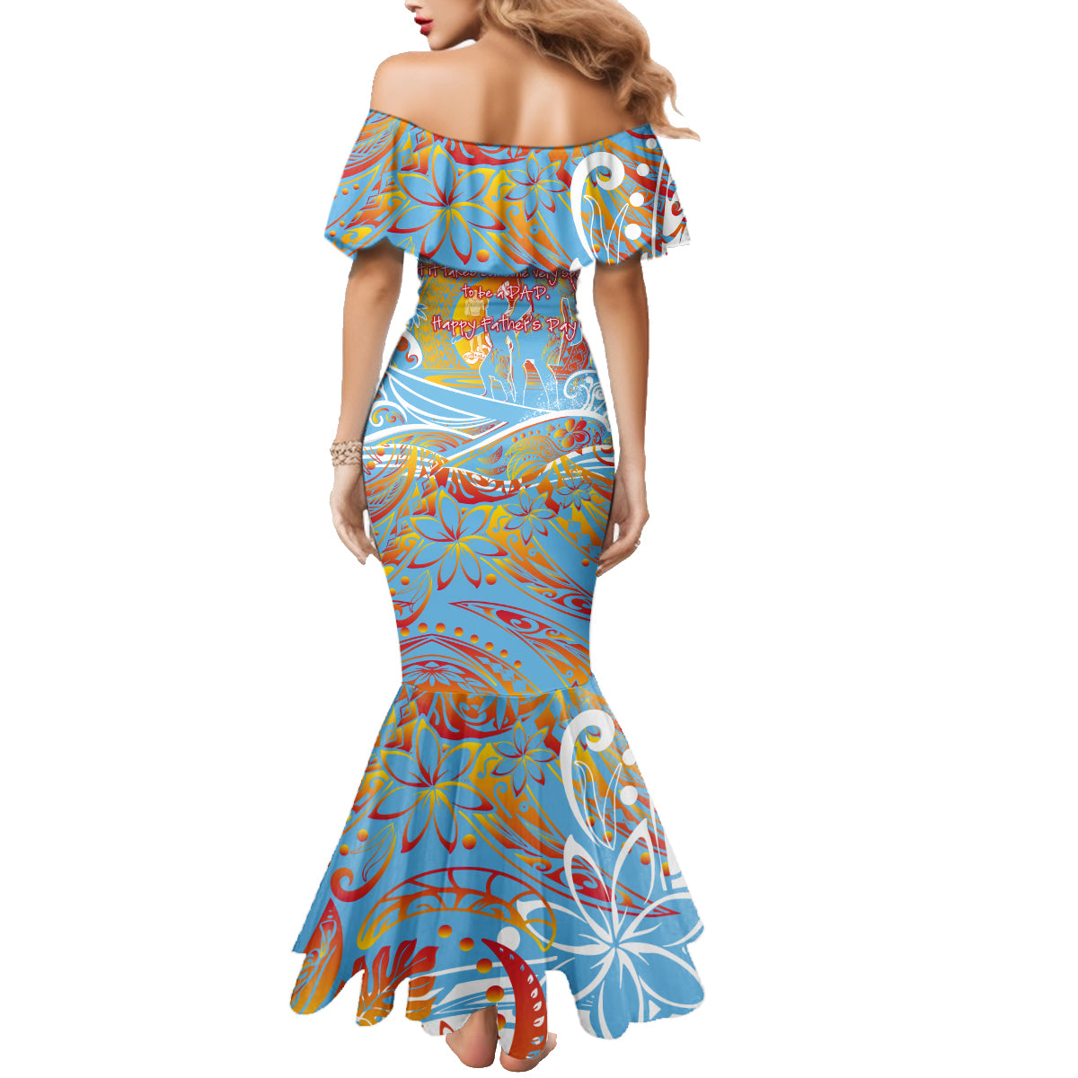 Father's Day Fiji Family Matching Mermaid Dress and Hawaiian Shirt Special Dad Polynesia Paradise DT02 - Polynesian Pride