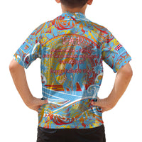 Father's Day Fiji Family Matching Off Shoulder Short Dress and Hawaiian Shirt Special Dad Polynesia Paradise DT02 - Polynesian Pride