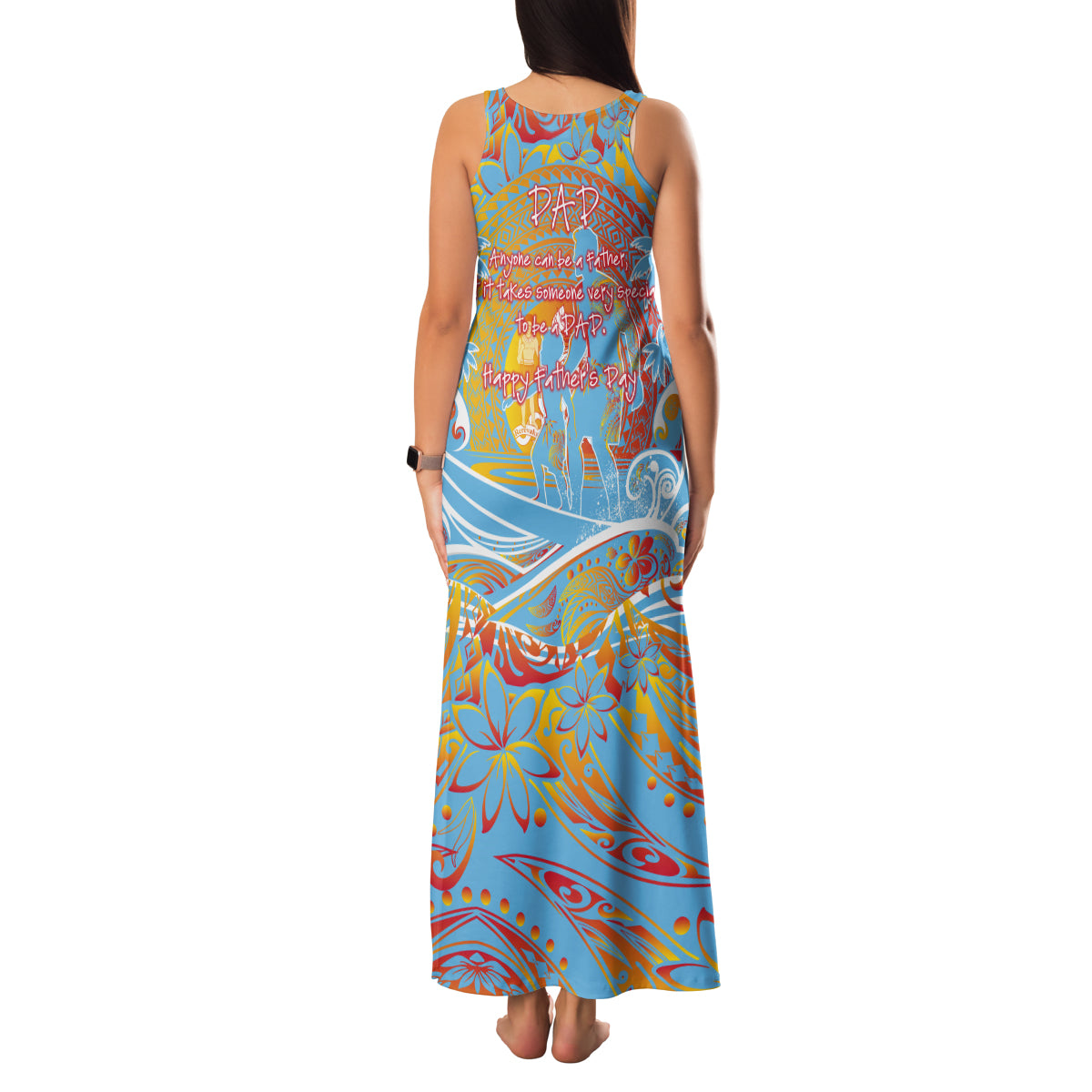 Father's Day Fiji Family Matching Tank Maxi Dress and Hawaiian Shirt Special Dad Polynesia Paradise DT02 - Polynesian Pride