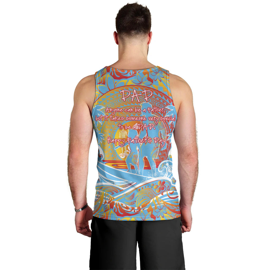Father's Day Fiji Men Tank Top Special Dad Polynesia Paradise DT02 - Polynesian Pride