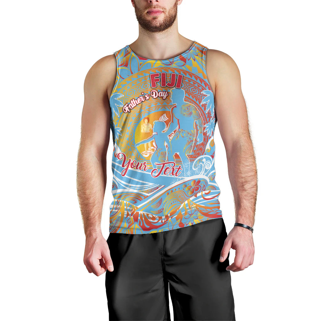 Father's Day Fiji Men Tank Top Special Dad Polynesia Paradise DT02 - Polynesian Pride