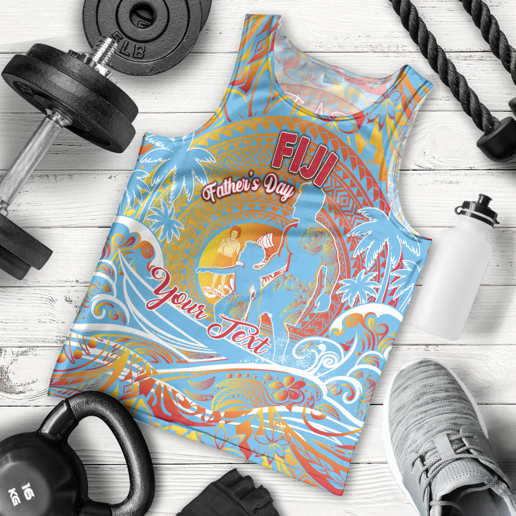 Father's Day Fiji Men Tank Top Special Dad Polynesia Paradise DT02 - Polynesian Pride