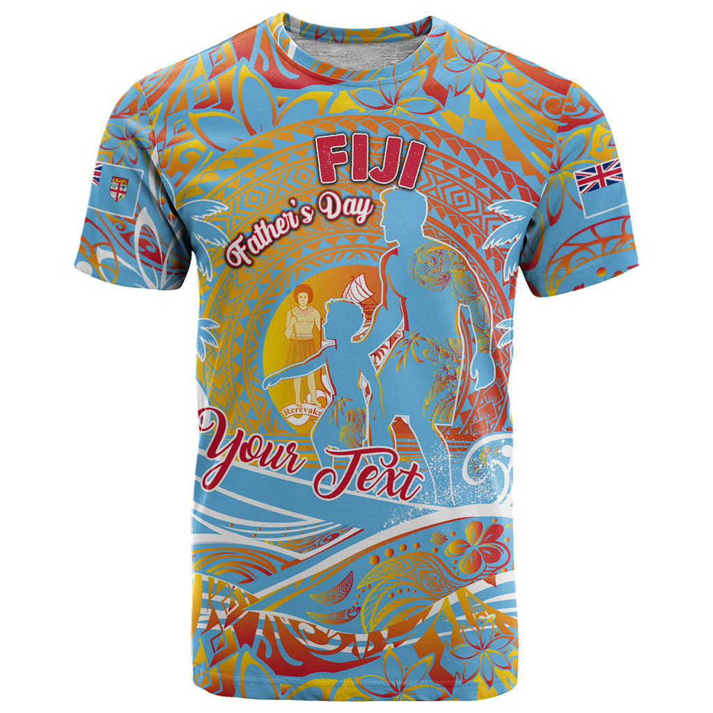 Father's Day Fiji T Shirt Special Dad Polynesia Paradise DT02 Red - Polynesian Pride